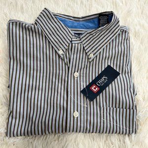 Chaps mens‎ striped long sleeves shirt size M
